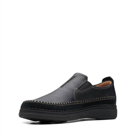 NEW CLARKS men's nature 5 walk in black combi - Picture 3 of 4